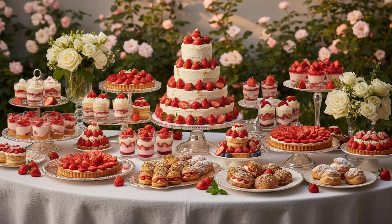 딸기 디저트 뷔페